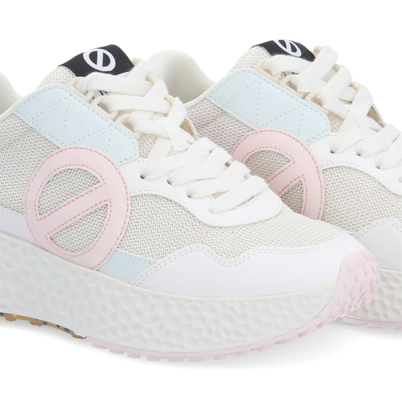 CARTER JOGGER W - DISCOLORO/KNIT - SUNSITIVE/ROSA/BLU/BIANCO SPORCO